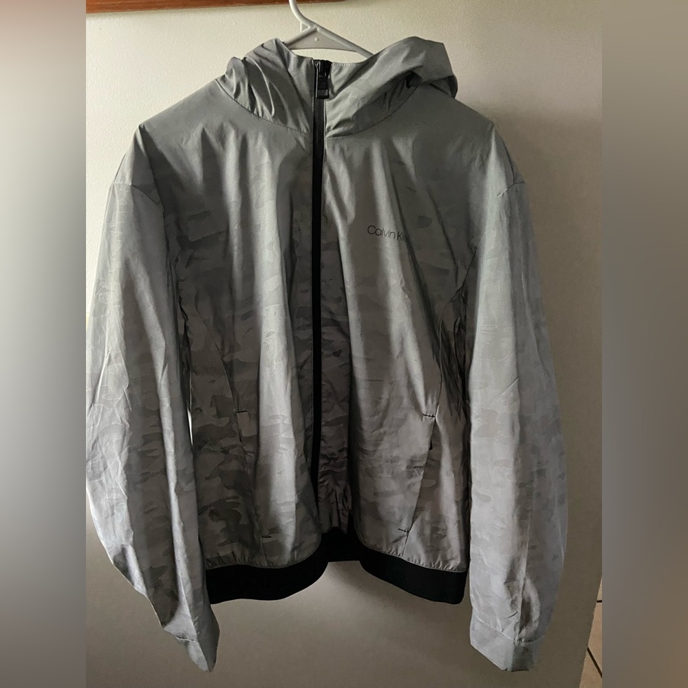 Calvin Klein Reflective Camo Jacket Size XL